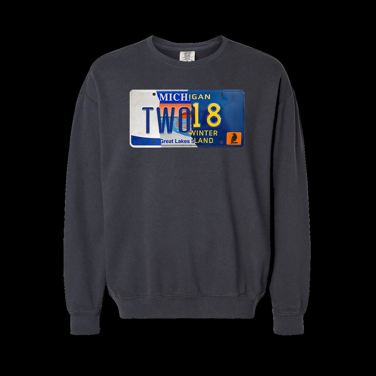 Two18 License Plate Crew (Black)