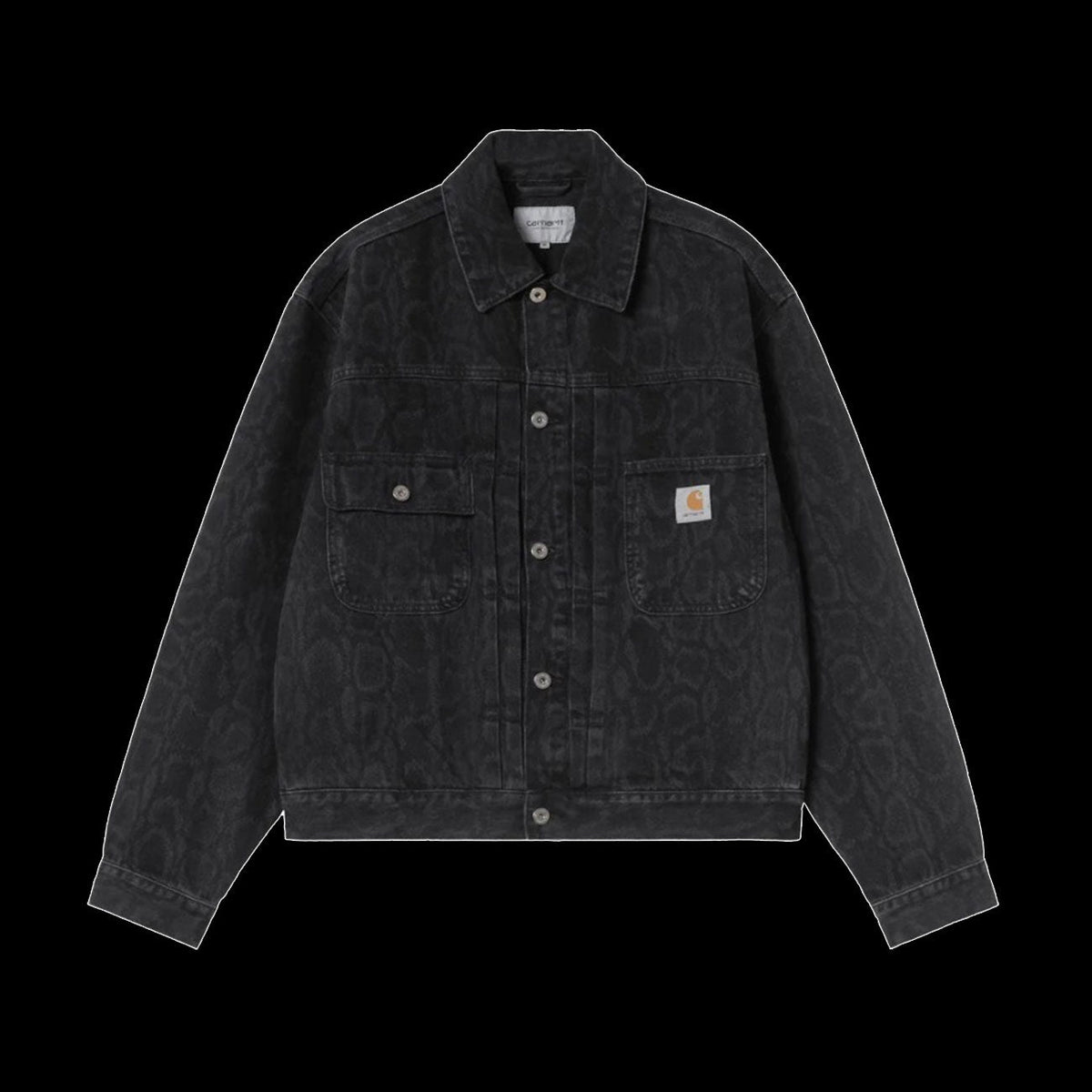 Carhartt WIP Belmar Jacket (Snake Camo Black Heavy Stone Washed)