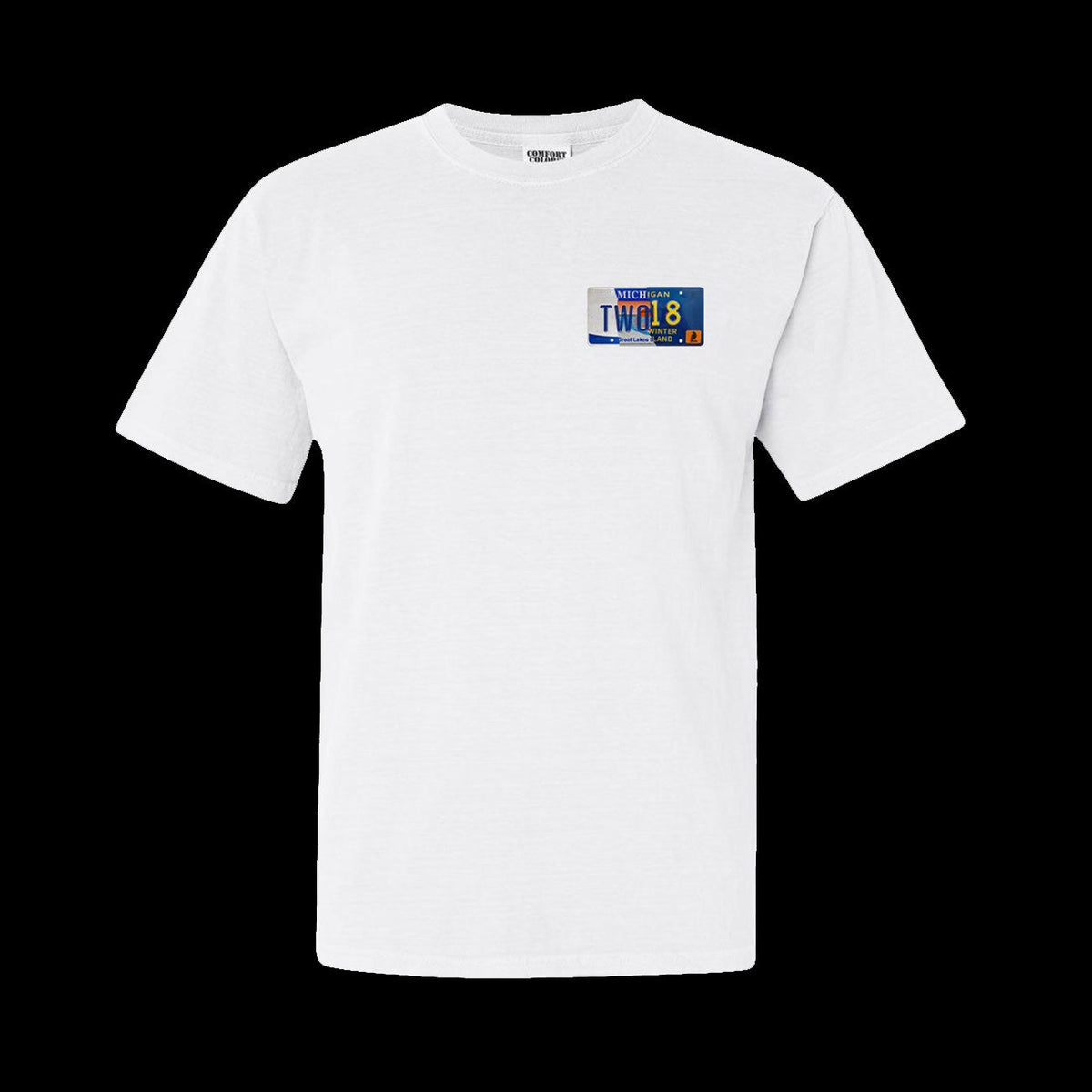 Two18 Small License Pocket Tee (White)